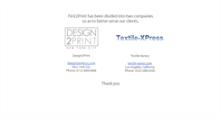 Desktop Screenshot of first2print.com