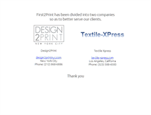 Tablet Screenshot of first2print.com
